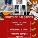 Grupo de calçados no atac